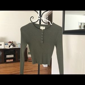 Army green long sleeve